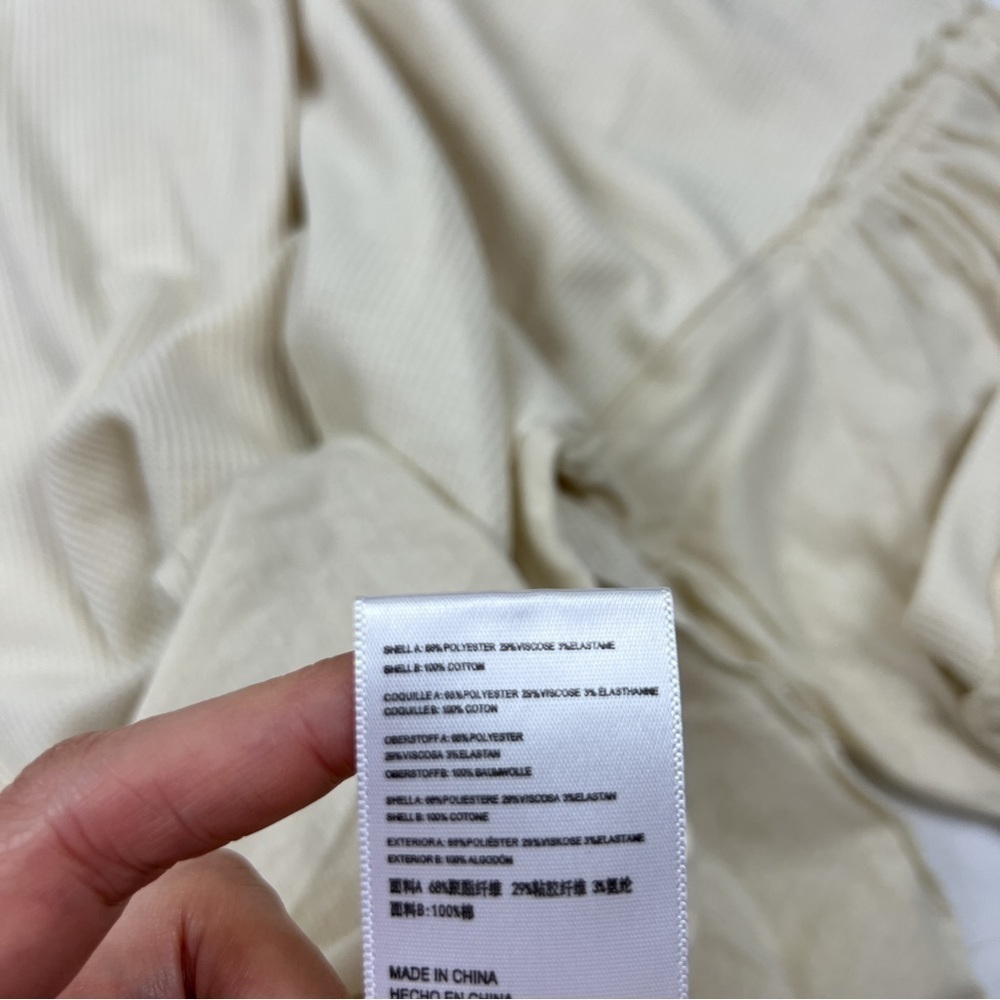 Urban Outfitters Cream Krissy Oversized Spliced Dolman Tee - Picture 5 of 7
